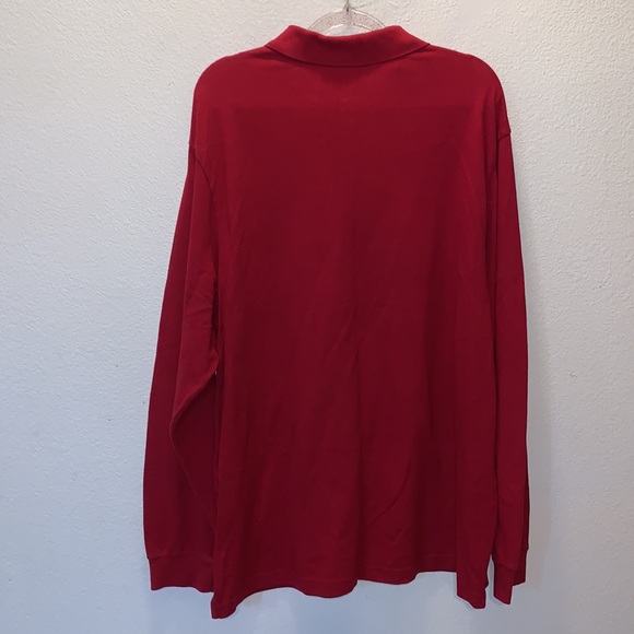 RTY Trademark red long sleeve polo shirt - Picture 6 of 7